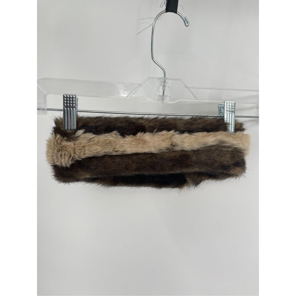 Parkhurst Faux Fur Headband Women's One Size Adjustable Brown‎ Tan